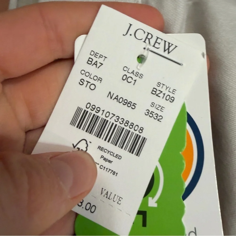J crew stone Slim-fit TruTemp365® chino pant